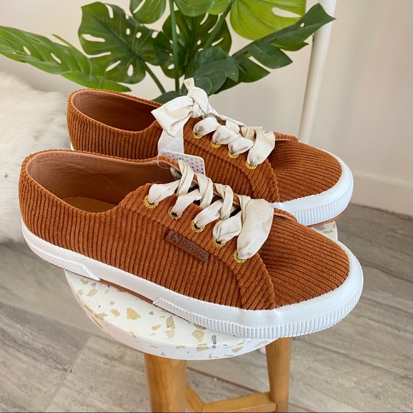 Superga • NWT Brown Corduroy Sneakers - Picture 6 of 7
